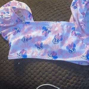 FINAL MARKDOWN GIRLS Disney swim top 4t NWT